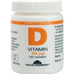 Natur Drogeriet D vitamin 35 ug (180 tabl)