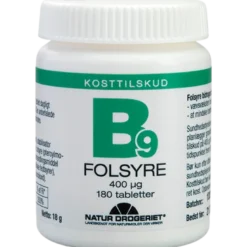 Natur Drogeriet Folsyre B9 (180 tabletter)