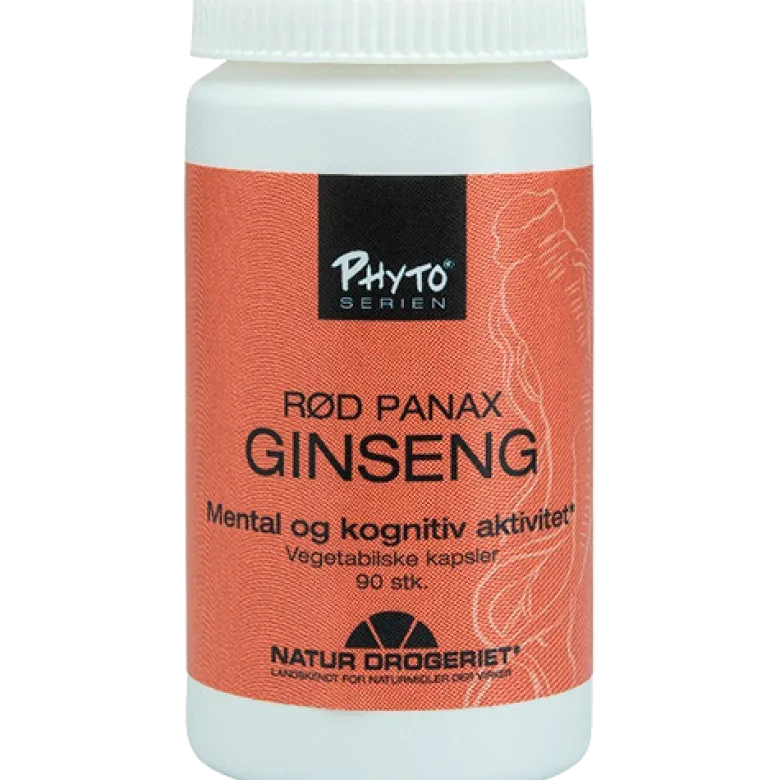 Natur Drogeriet Ginseng Rød Panax 400 mg (90 kapsler)