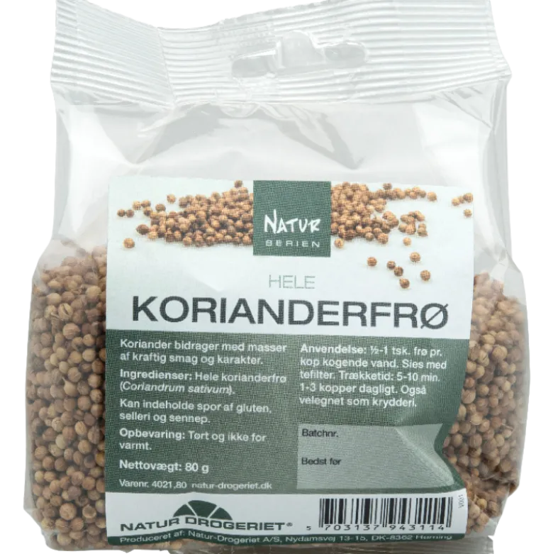 Natur Drogeriet Hele Korianderfrø (80 g)