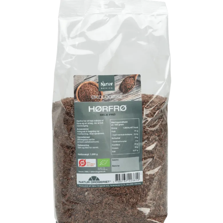 Natur Drogeriet Hørfrø hele Ø (1 kg)