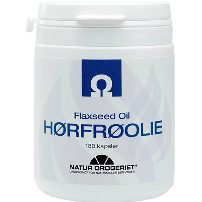Natur Drogeriet Hørfrøolie 500 mg (180 kaps)