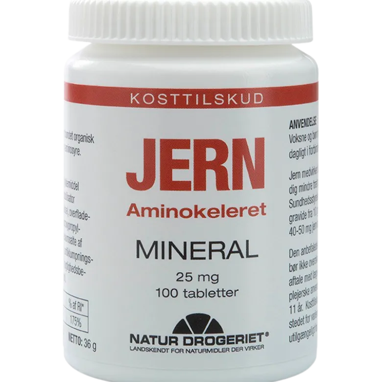 Natur Drogeriet Jern Complex 25 mg (100 tabletter)