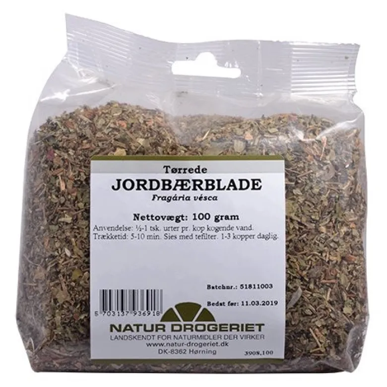 Natur Drogeriet Jordbærblade (100 gr)