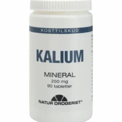 Natur Drogeriet Kalium 250 mg (90 tabl)