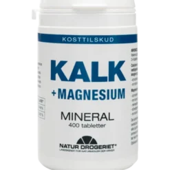 Natur Drogeriet Kalk + Magnesium (400 tabl)