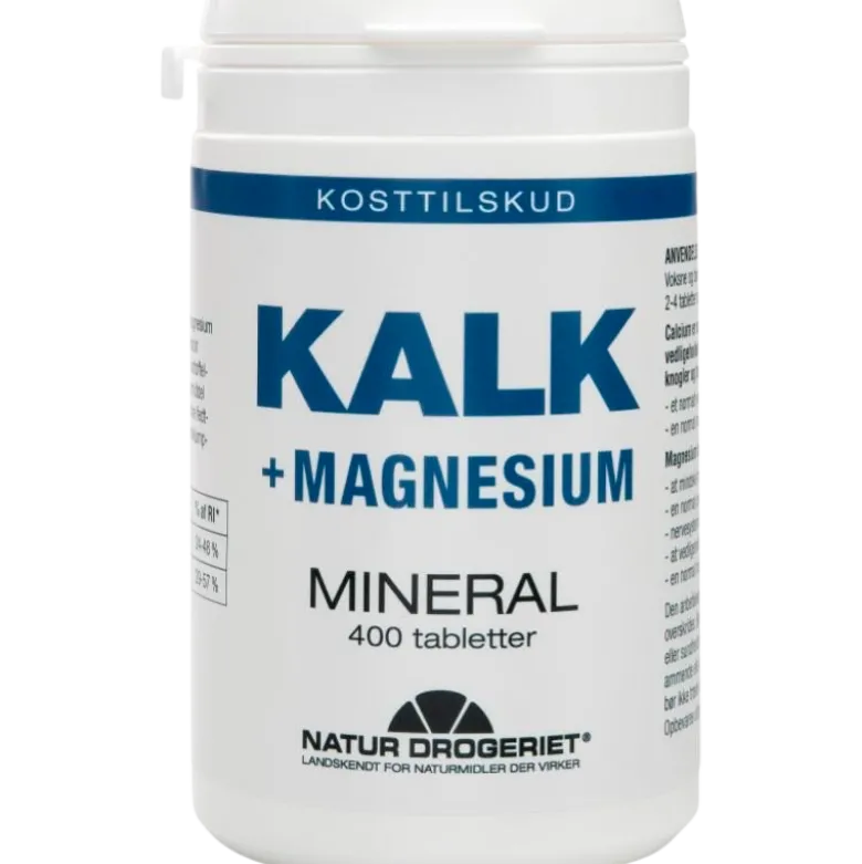 Natur Drogeriet Kalk + Magnesium (400 tabl)