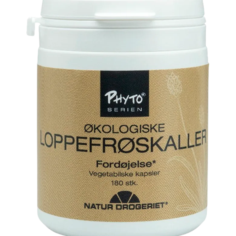Natur Drogeriet Loppefrøskaller Ø (180 kap)