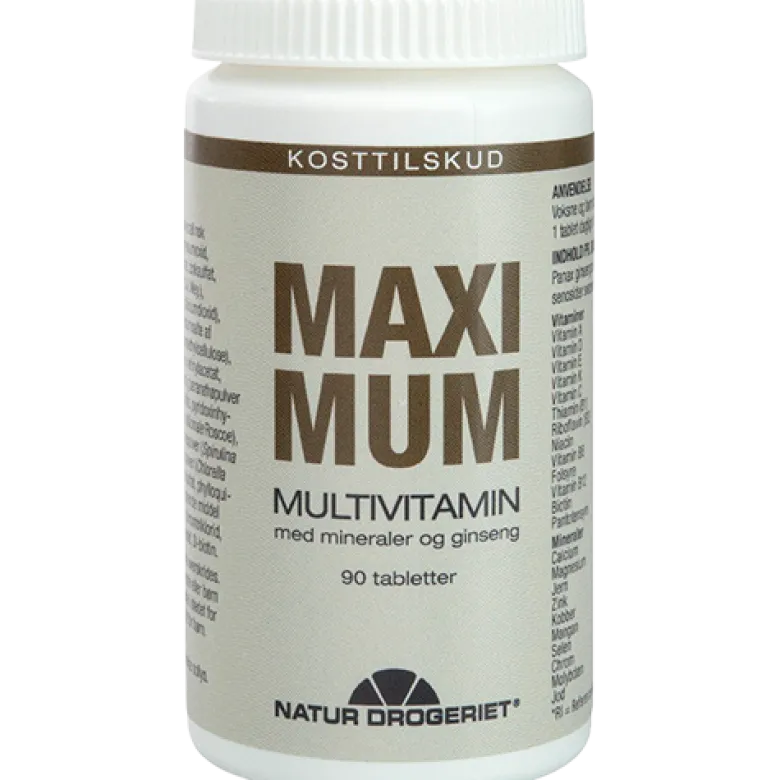 Natur Drogeriet Maximum Med Ginseng (90 tabletter)