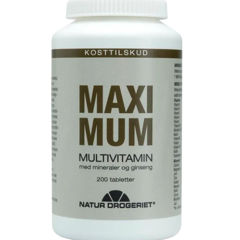 Natur Drogeriet Maximum med Ginseng (200 tabletter)