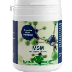 Natur Drogeriet MSM 500 mg (180 kapsler)