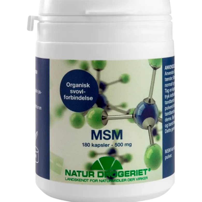 Natur Drogeriet MSM 500 mg (180 kapsler)