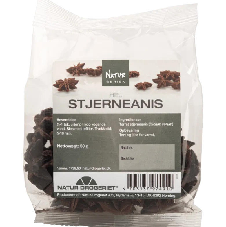 Natur Drogeriet Stjerneanis Hel (50 g)