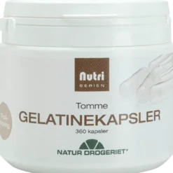 Natur Drogeriet Tomme Gelatine Kapsler (360 stk)
