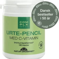 Natur Drogeriet Urte-PenCil med C-vitamin (180 kapsler)