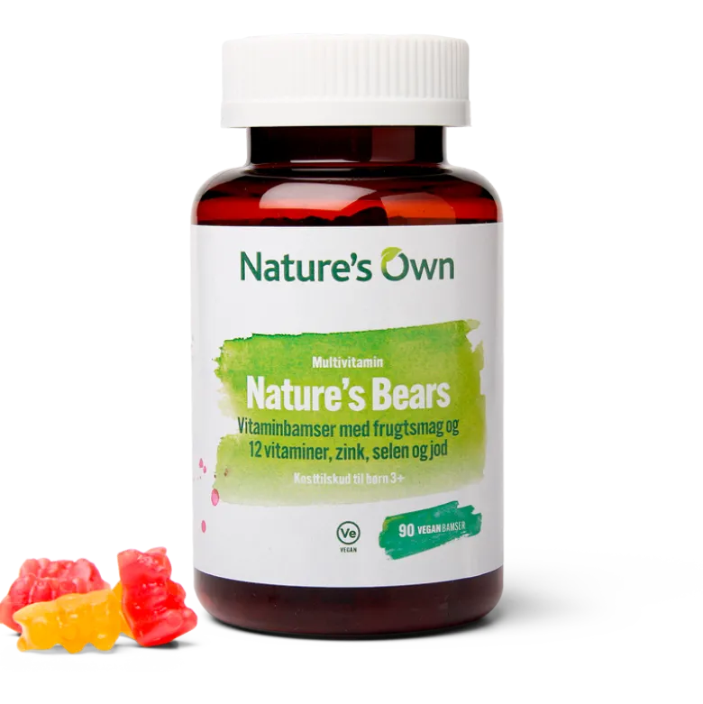Natures Own Nature’s Bears Multivitaminer til børn 3+ (90 stk)