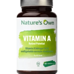 Natures Own Vitamin A Retinol (60 kaps)