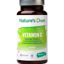 Natures Own Vitamin C fra Acerola (60 kaps)