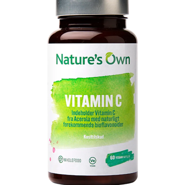 Natures Own Vitamin C fra Acerola (60 kaps)