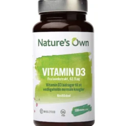 Natures Own Vitamin D3 62,5 μg (120 tabl)