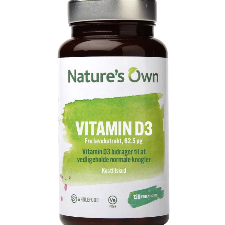 Natures Own Vitamin D3 62,5 μg (120 tabl)