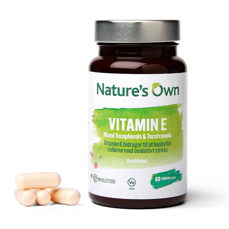 Natures Own Vitamin E Mixed Tocopherols & Tocotrieno (60 kap)