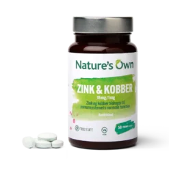 Natures Own Zink og Kobber Food State (50 tab)