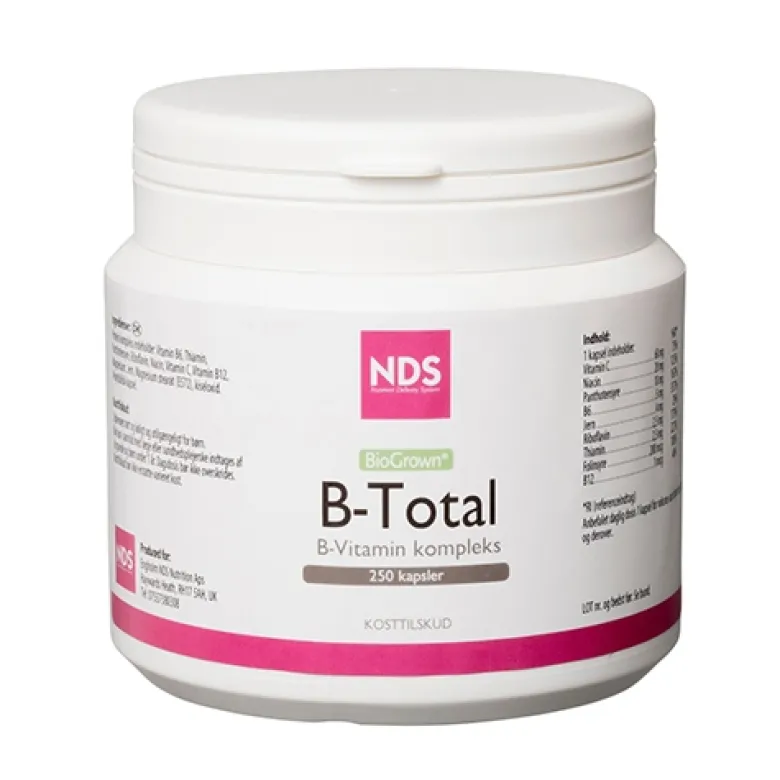 NDS FoodMatriX B-Total 250 tab Vitaminer