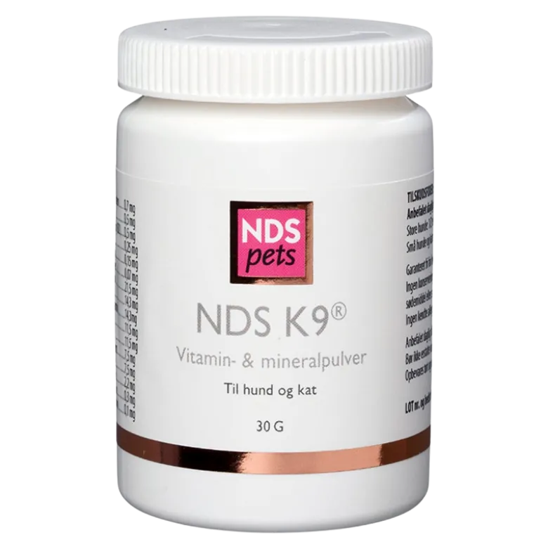 NDS K9 Multivitamin/mineral Hund og Kat (30 gr.)