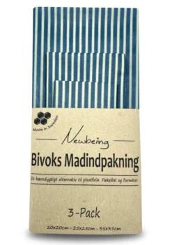 Newbeing Bivoks madindpakning blå (3 stk)
