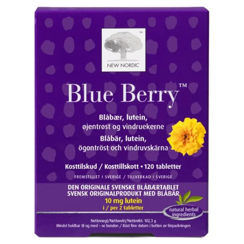 New Nordic Blue Berry Original (120 Tab.)