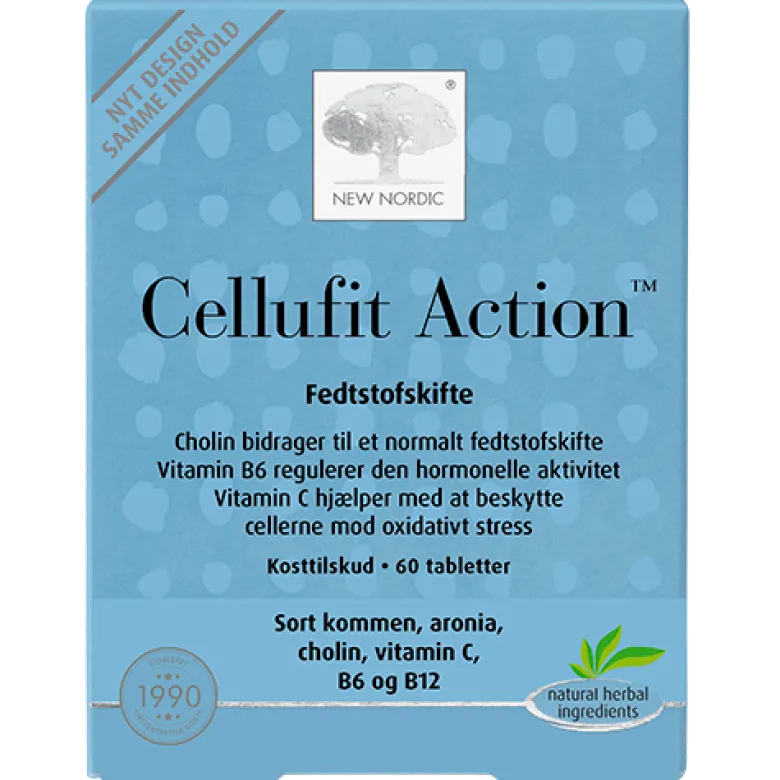 New Nordic Cellufit Action (60 tabletter)