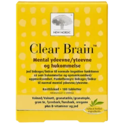 New Nordic Clear Brain (180 tabletter)