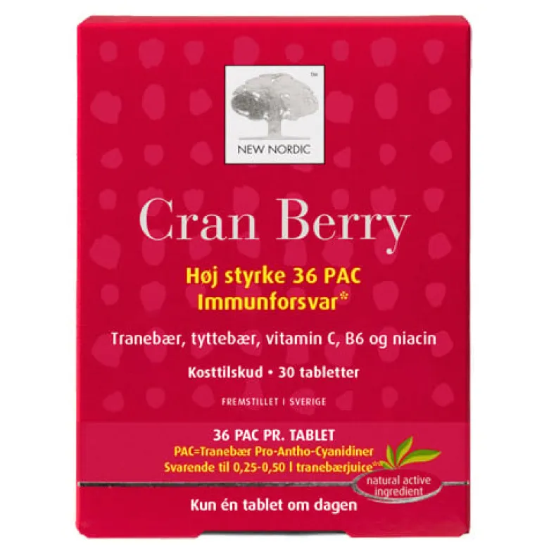 New Nordic Cran Berry (30 tab)
