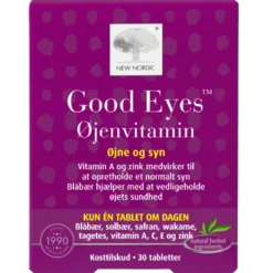 New Nordic Good Eyes Øjenvitamin (30 tabl)