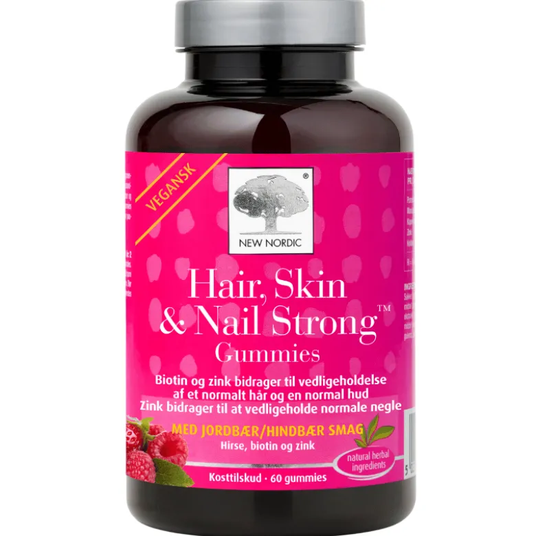 New Nordic Hair, Skin & Nail Strong Gummies (60 stk)