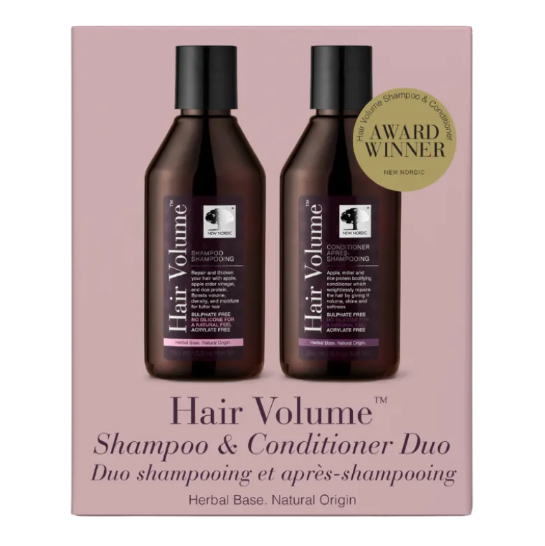 New Nordic Hair Volume Shampoo & Conditioner Pakke (1 sæt)