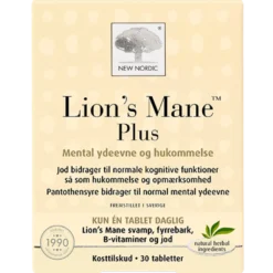 New Nordic Lion's Mane Plus (30 tabl)