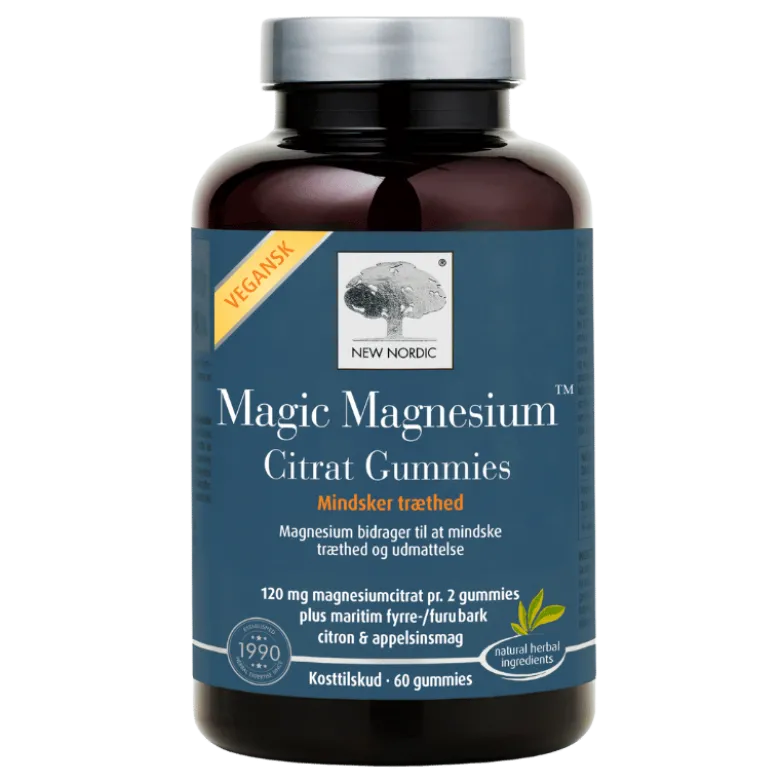 New Nordic Magic Magnesium Citrat Gummies (60 stk)