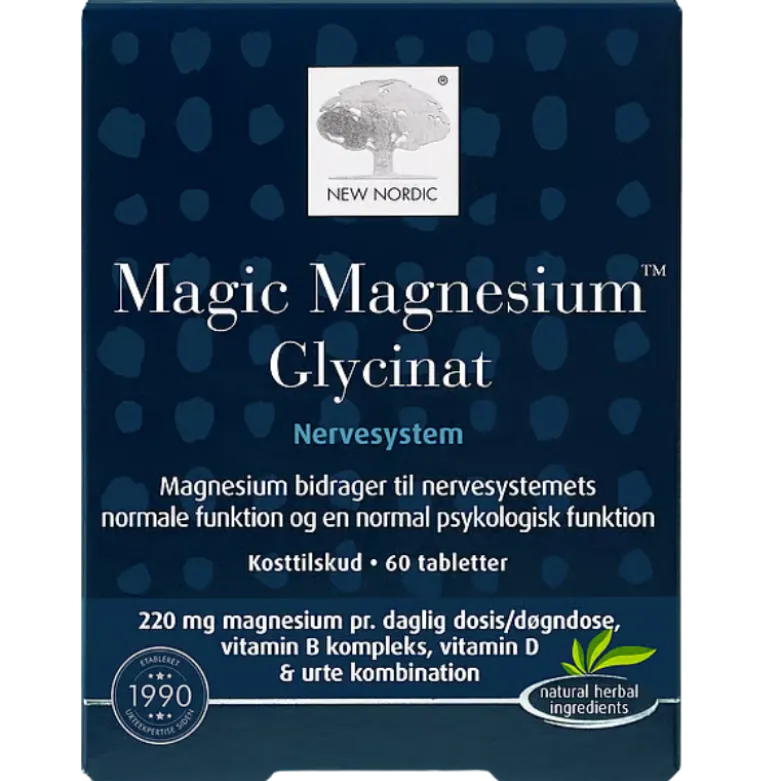 New Nordic Magic Magnesium Glycinat (60 tabl)