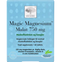 New Nordic Magic Magnesium Malat 750 mg (60 tabl)