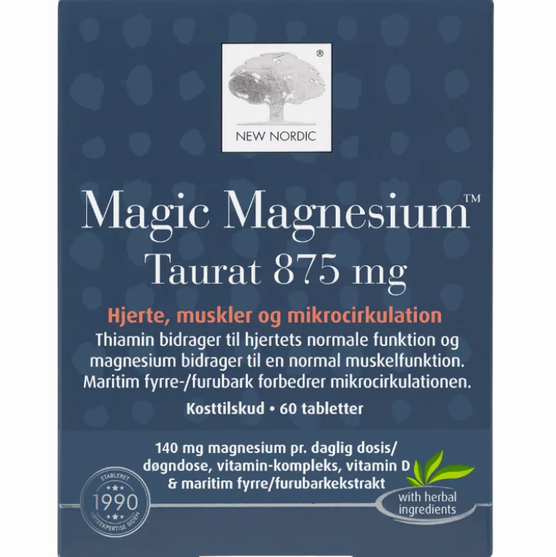 New Nordic Magic Magnesium Taurat (60 tabl)