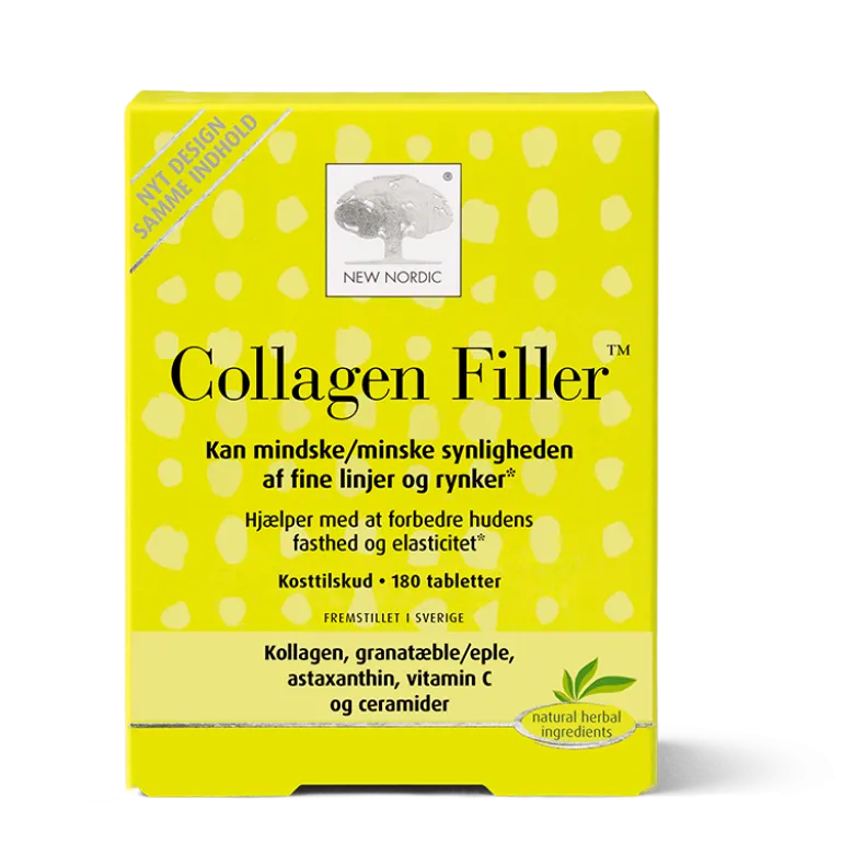 New Nordic Skin Care Collagen Filler (180 tabletter)