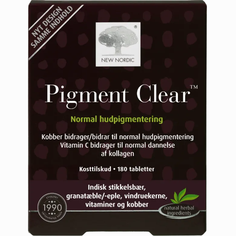 New Nordic Skin Care Pigment Clear (180 tab)