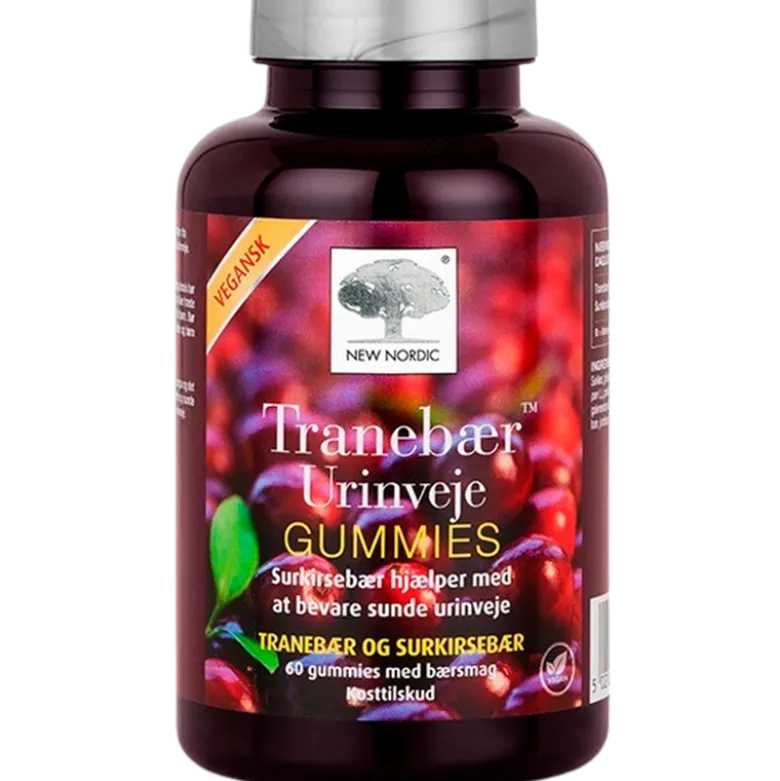 New Nordic Tranebær Urinveje Gummies (60 stk)