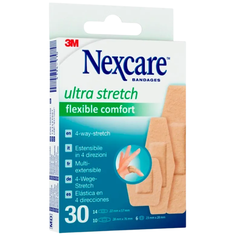 Nexcare Flexible Comfort Ultra Stretch Plastre (30 stk)