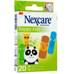 Nexcare Happy Kids Dyre Plastre (20 stk)