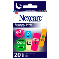 Nexcare Happy Kids Monster Plastre (20 stk)
