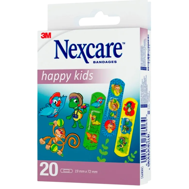 Nexcare Happy Kids Plastre (20 stk)