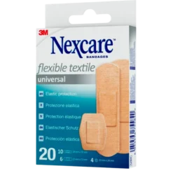 Nexcare Universal Flexible Tekstilplastre (20 stk)